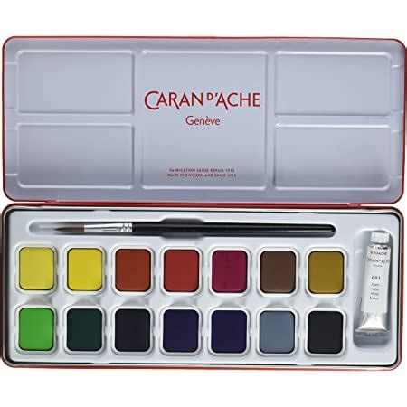 caran d'ache metal box|CREATIVE ART MATERIALS Caran D'ache Metal Box (100008.721).